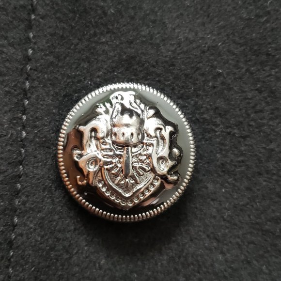 KENSIE Double Breasted Hoodie Peacoat Black Size XS - Picture 9 of 14